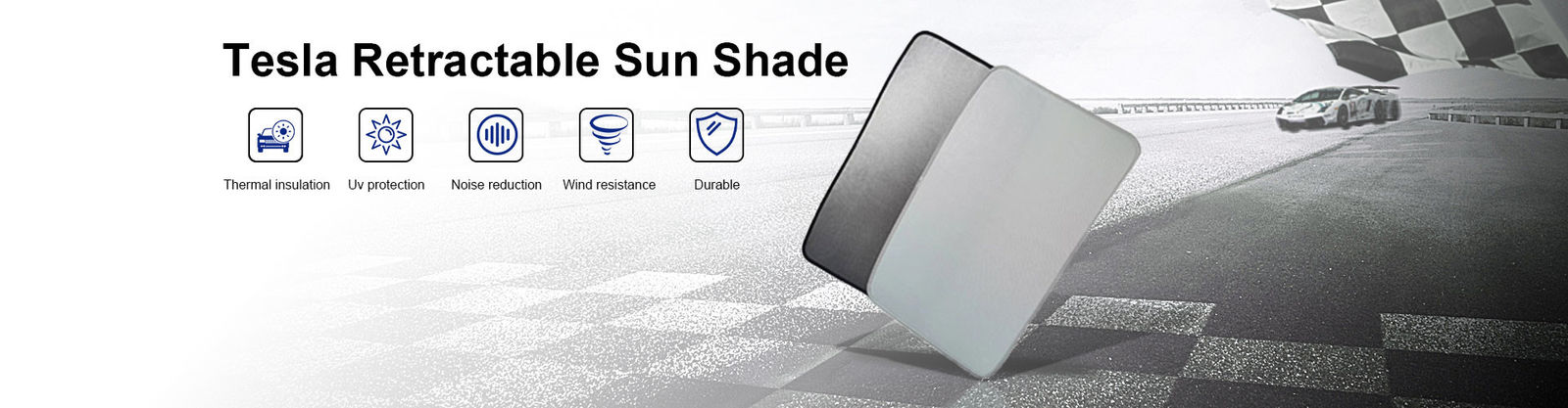 Tesla Retractable Sun Shade