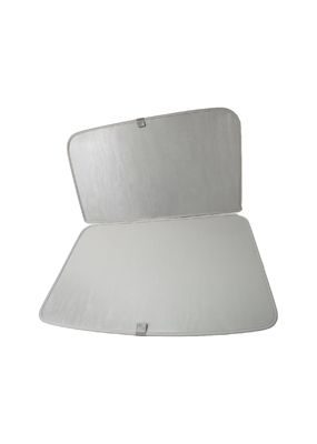Silver Durable tesla Windscreen Sun Blind , Windproof Side Window Covers For Cars