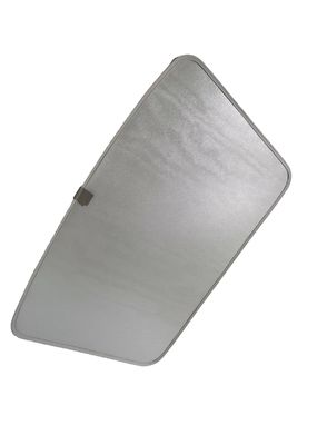 Silver Tesla Window Blinds Noise Reduction Waterproof For Car